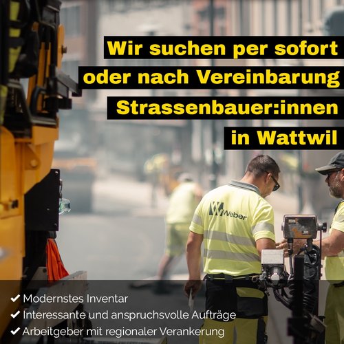 Interesse? Bewirb dich mit dem Link in der Bio! ⚠️

#weber #weberbau #strassenbauer #stelleninserat #baubranche